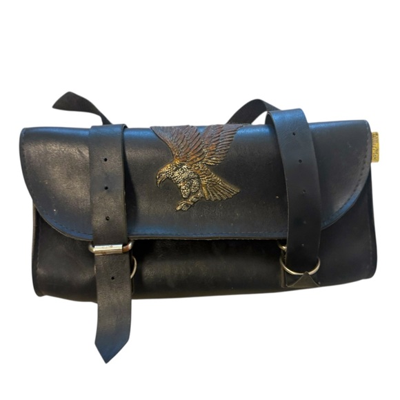 Willie and Max vintage eagle saddlebag for motorcycle- great vintage condition - Picture 1 of 14